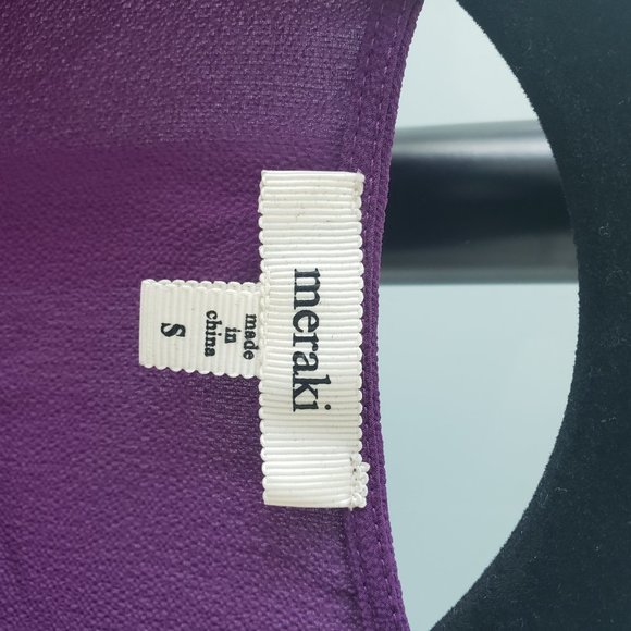 Eggplant Meraki Wrap Blouse - Picture 3 of 3